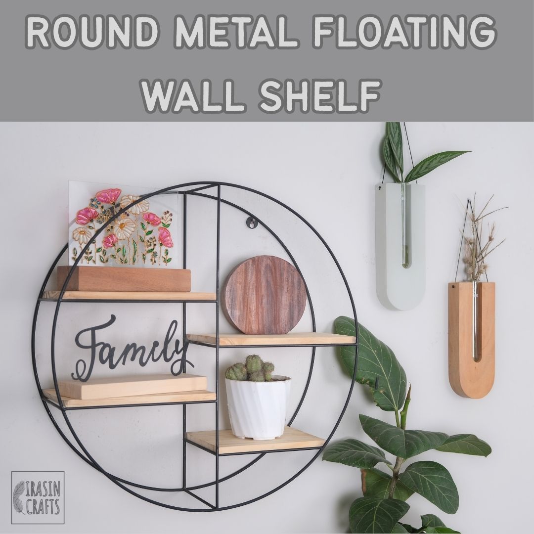 Round Metal Wall Shelf